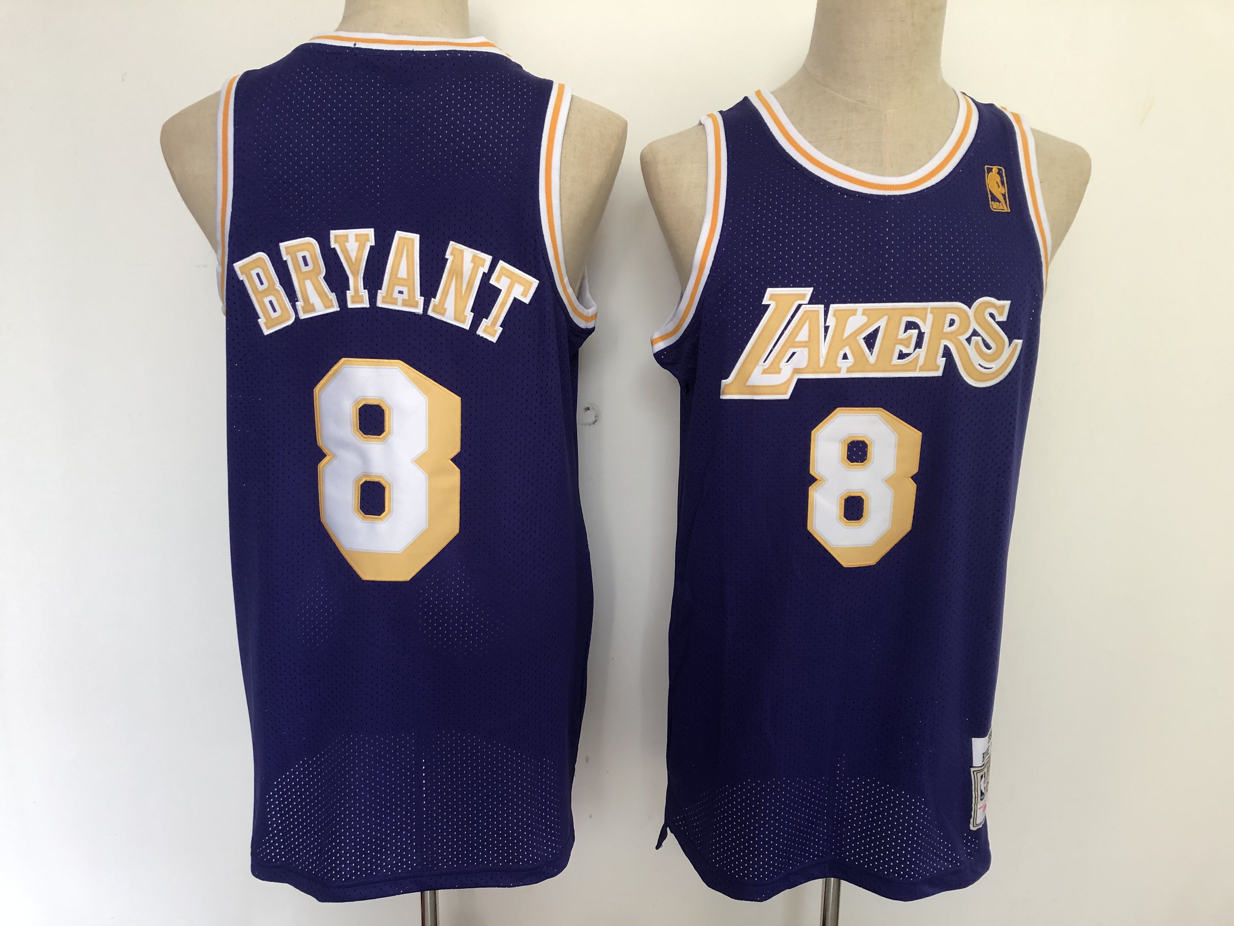 Wholesale Men Los Angeles Lakers #8 Bryant purple Nike NBA throwback Jerseys